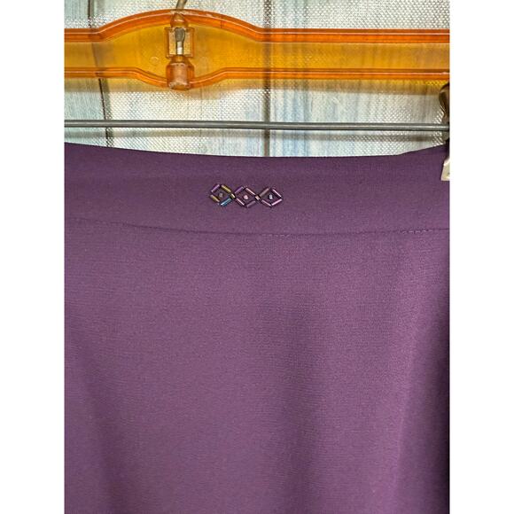 J.R. Nites Woman Two Piece Skirt Set Purple Size 16 Fancy Cruise Wedding Sequin - Picture 8 of 10